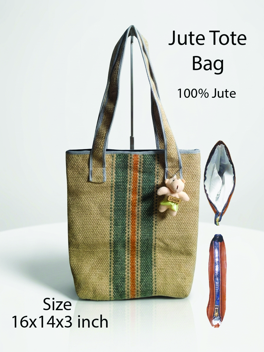 jute tote bag