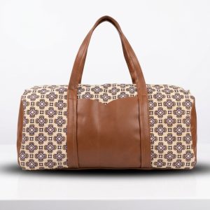 jute & Lether travel bag